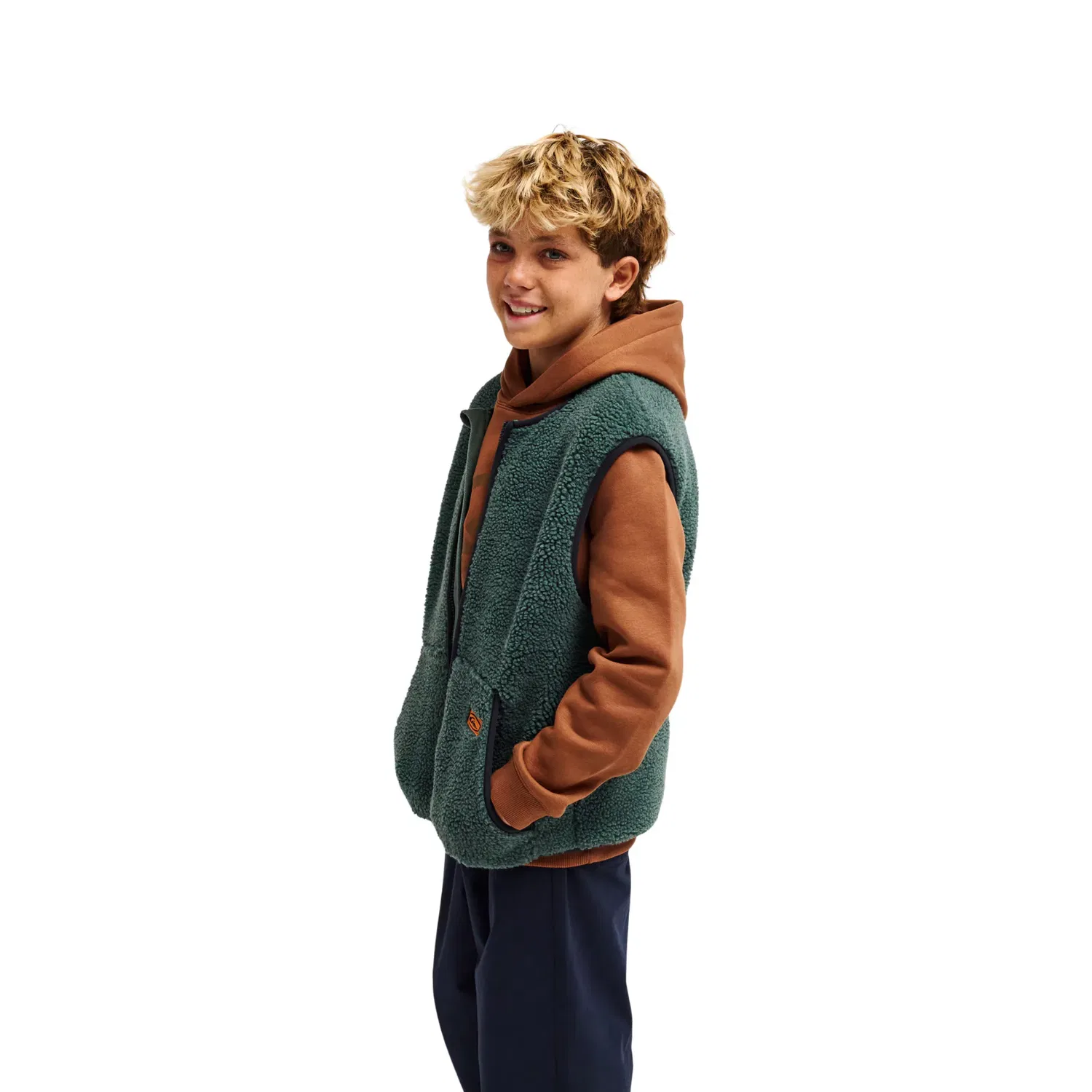 Детский жилет для мальчиков без рукавов Kickflip Sleeveless Quiksilver, Verde — фото 3