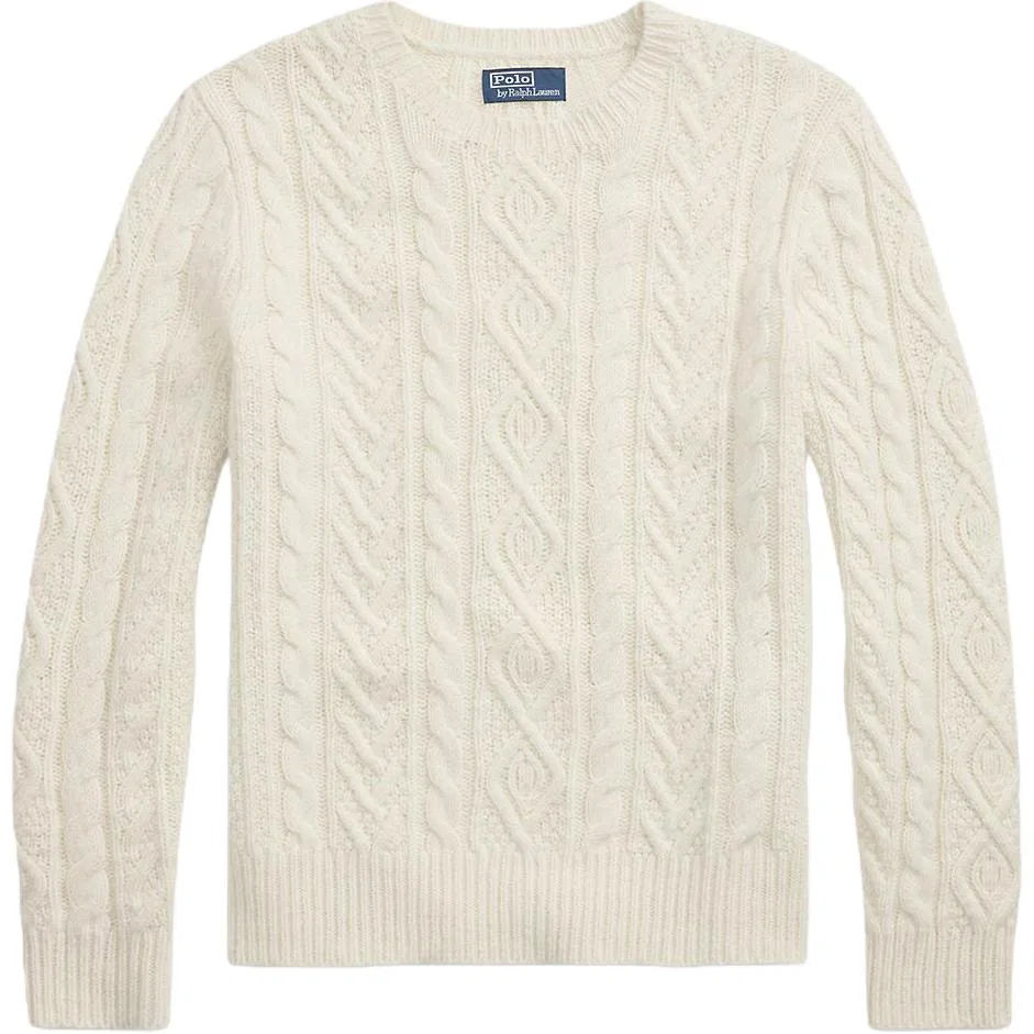 Мужской свитер с вязаным поло Polo Ralph Lauren, Beige