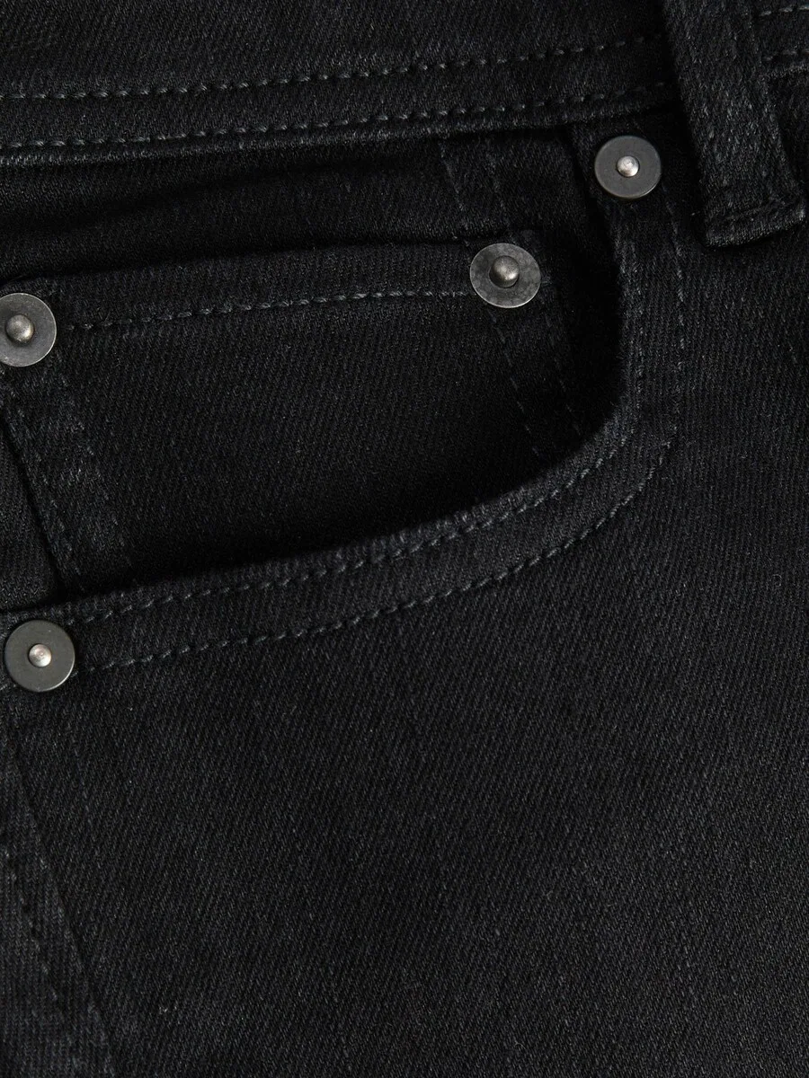 Джинсы Jack & Jones Junior Slim fit 'JJIGlenn JJOriginal' черного цвета — фото 4