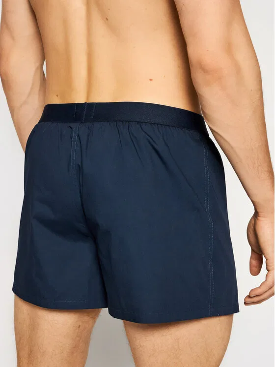 Боксеры Cotton Woven Boxer Icon Tommy Hilfiger, темно-синий — фото 3