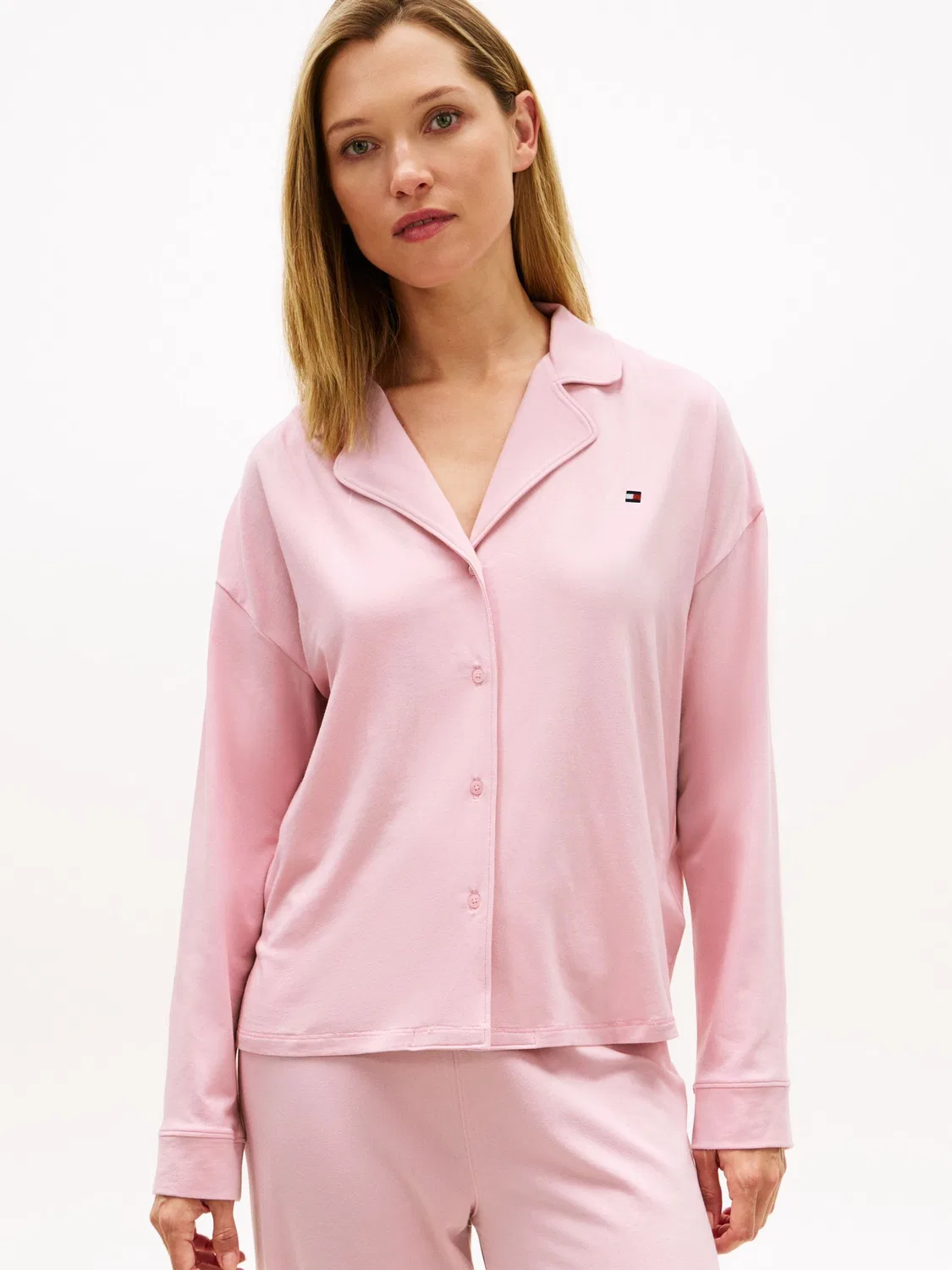 Лонгслив для отдыха Tommy Hilfiger, розовый