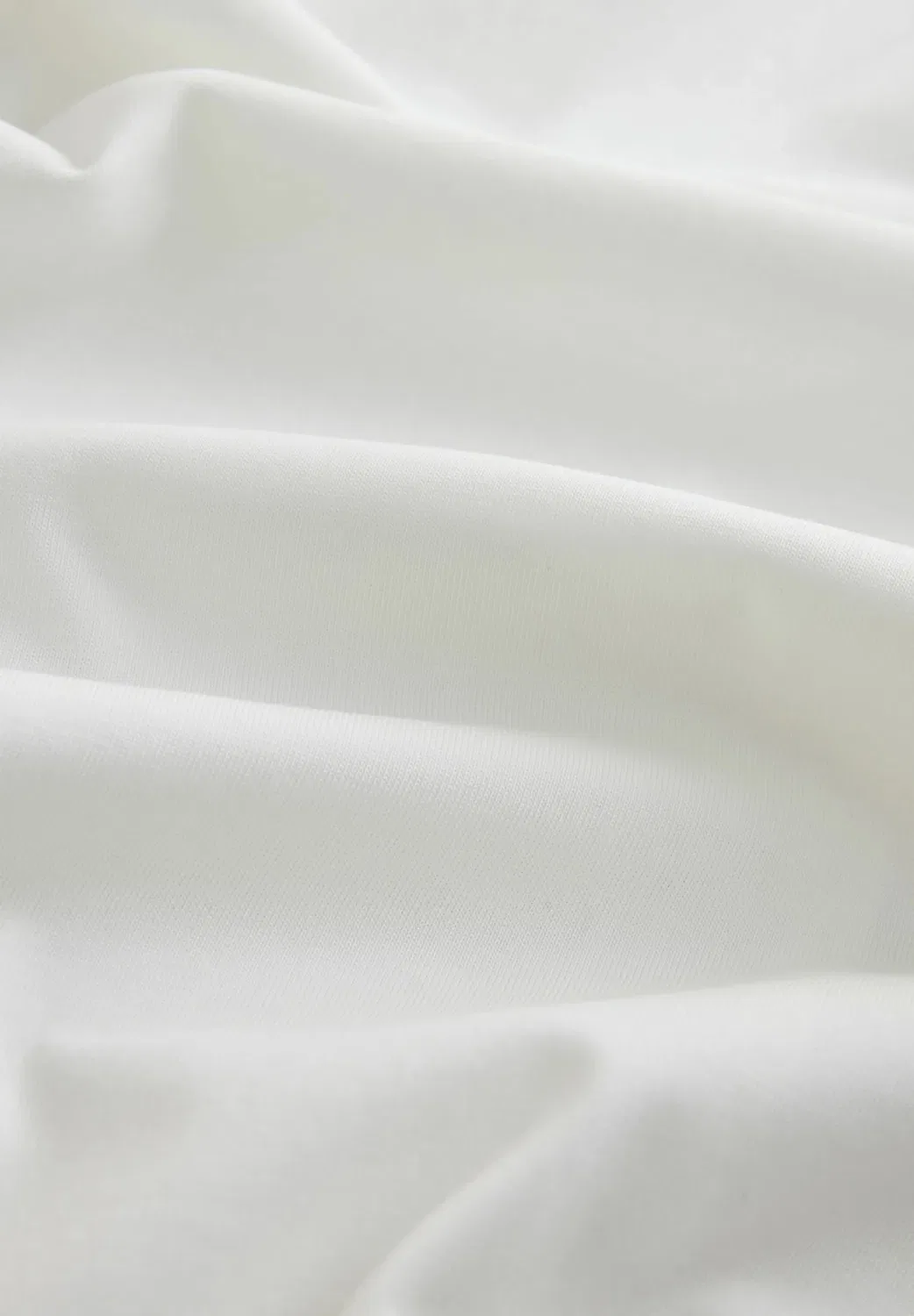 Джерсийная рубашка с длинным рукавом, облегающего кроя Next, White — фото 3