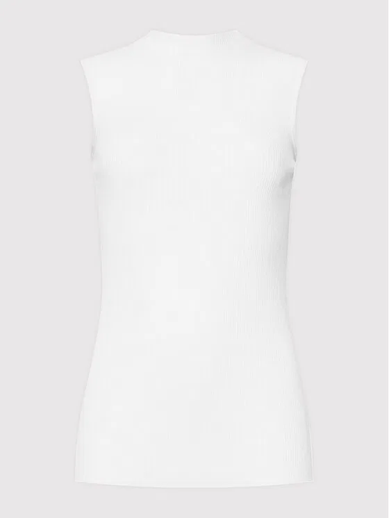 Топ slim fit Feskies Boss, белый — фото 4