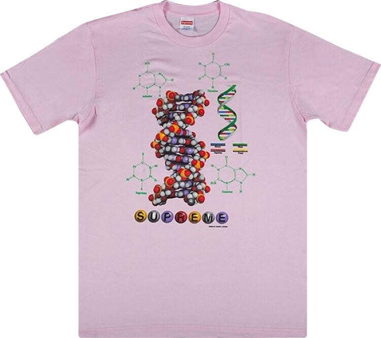 

Футболка Supreme DNA Tee 'Light Pink', розовый