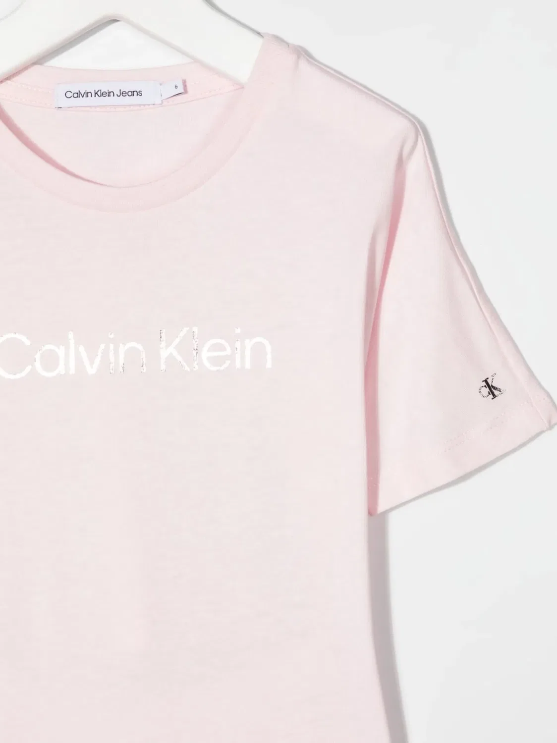 Платье‑футболка с логотипом Calvin Klein, розовый — фото 3