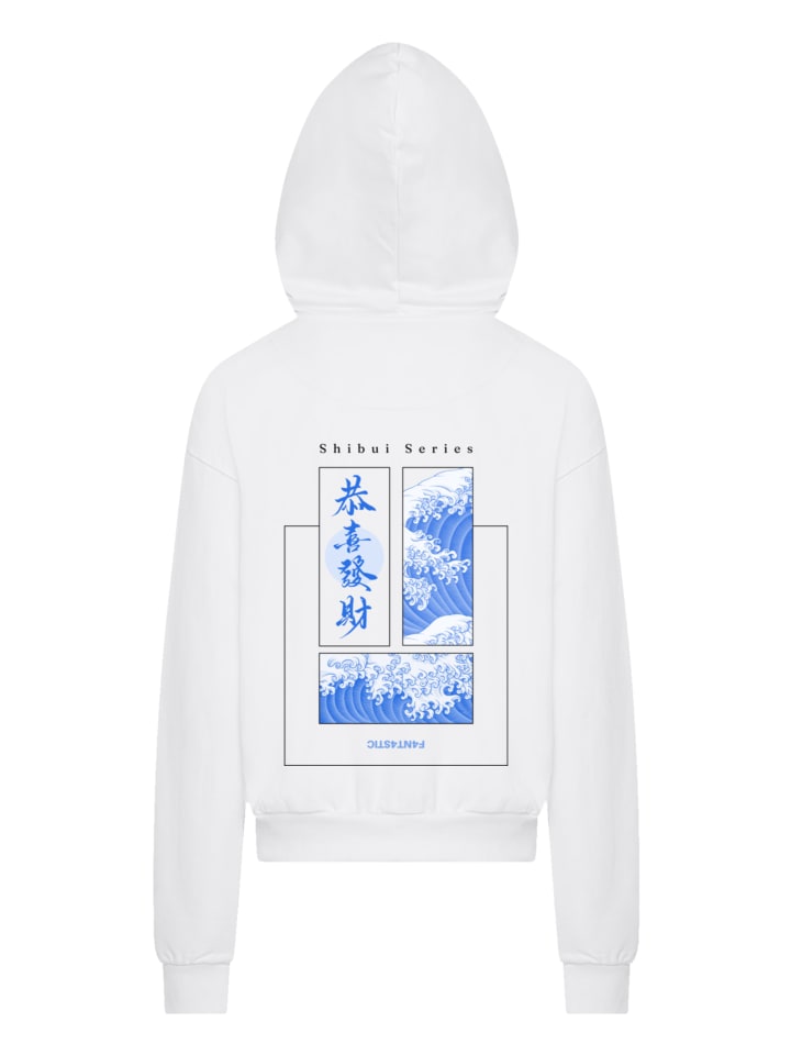 

Ультратяжелая толстовка Shibui Series Japan Streetstyle белого цвета F4NT4STIC