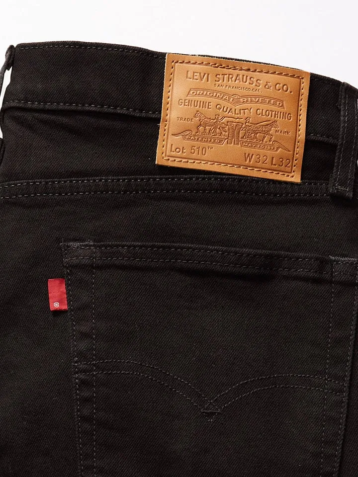 Мужские джинсы skinny fit 510 Levi's, Black — фото 4