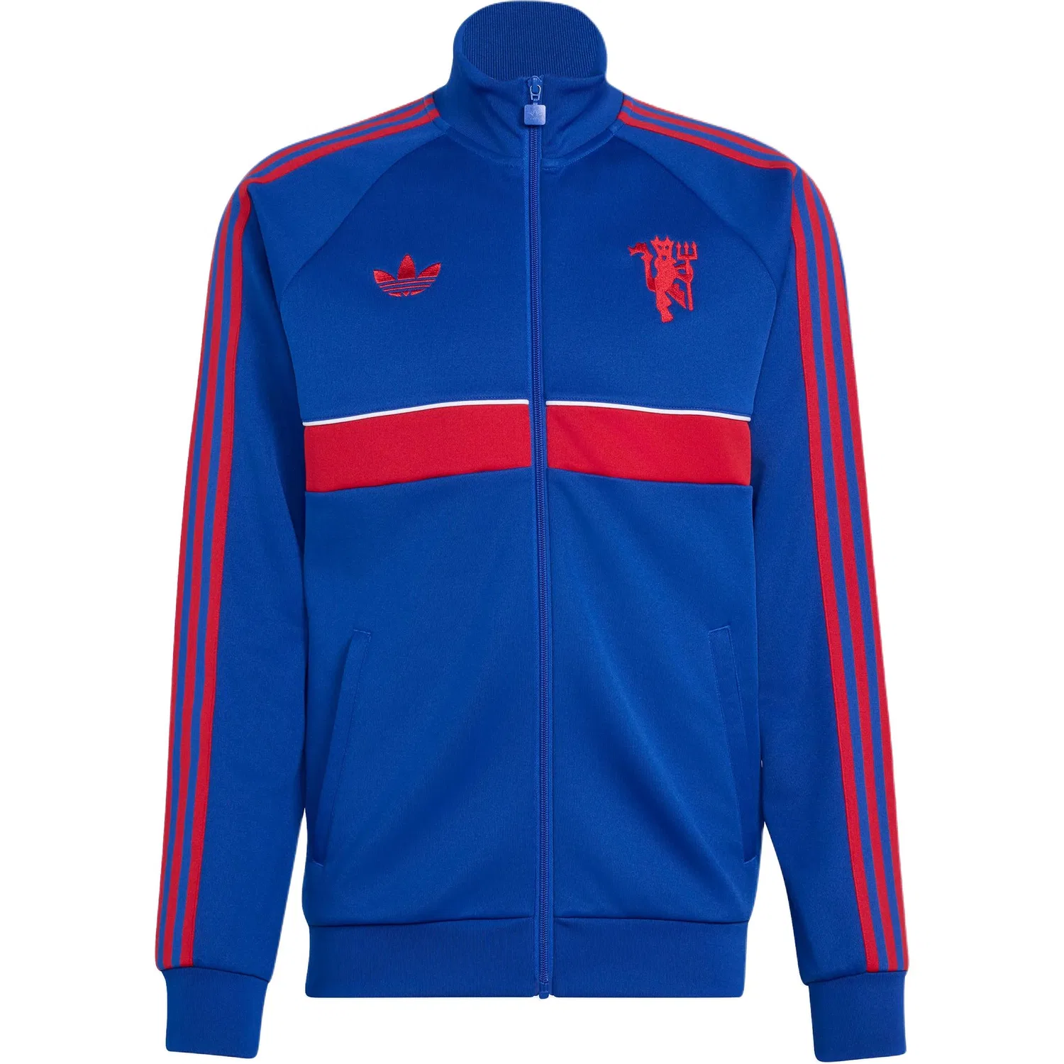 Мужская куртка с длинным рукавом Adidas Originals Manchester United, Royal Blue