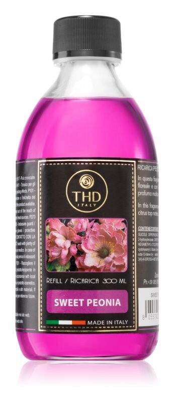 

Ароматический диффузор THD Ricarica Sweet Peonia, 300 мл