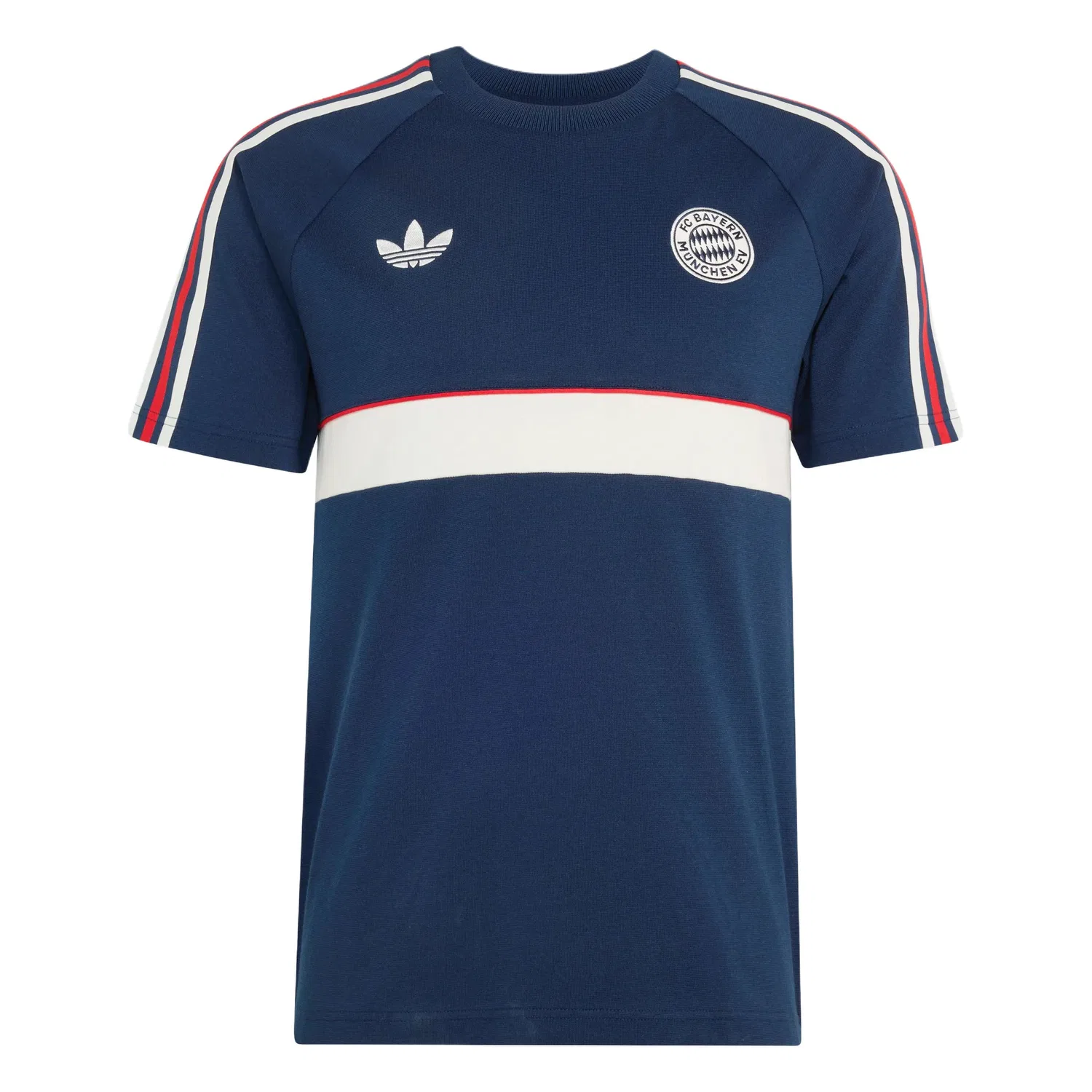 Мужская футболка с круглым вырезом Muenchen Adidas Originals, Dark Indigo Bright White