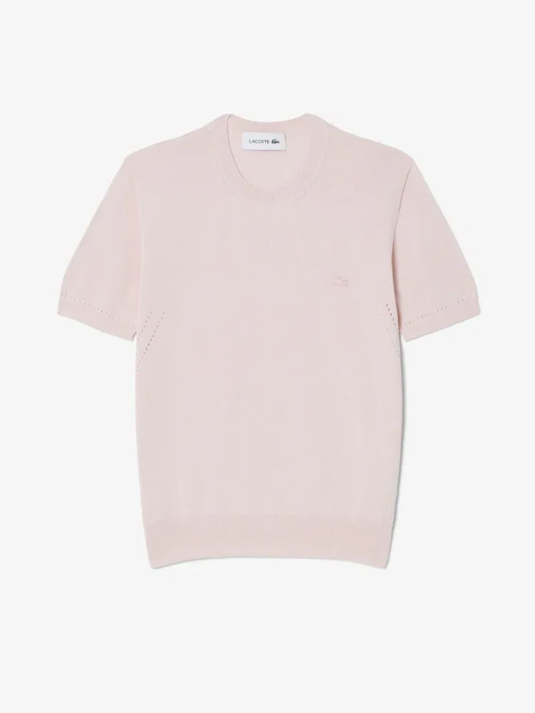 Свитер LACOSTE Light Cotton AF5025, Розовый — фото 2