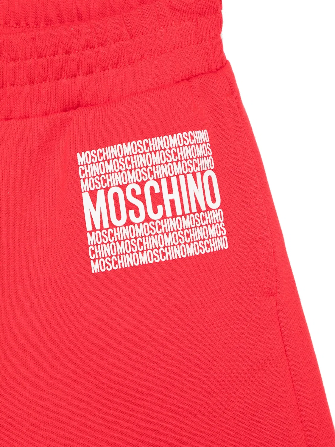 Moschino Детские красные шорты из 100% хлопка — фото 2