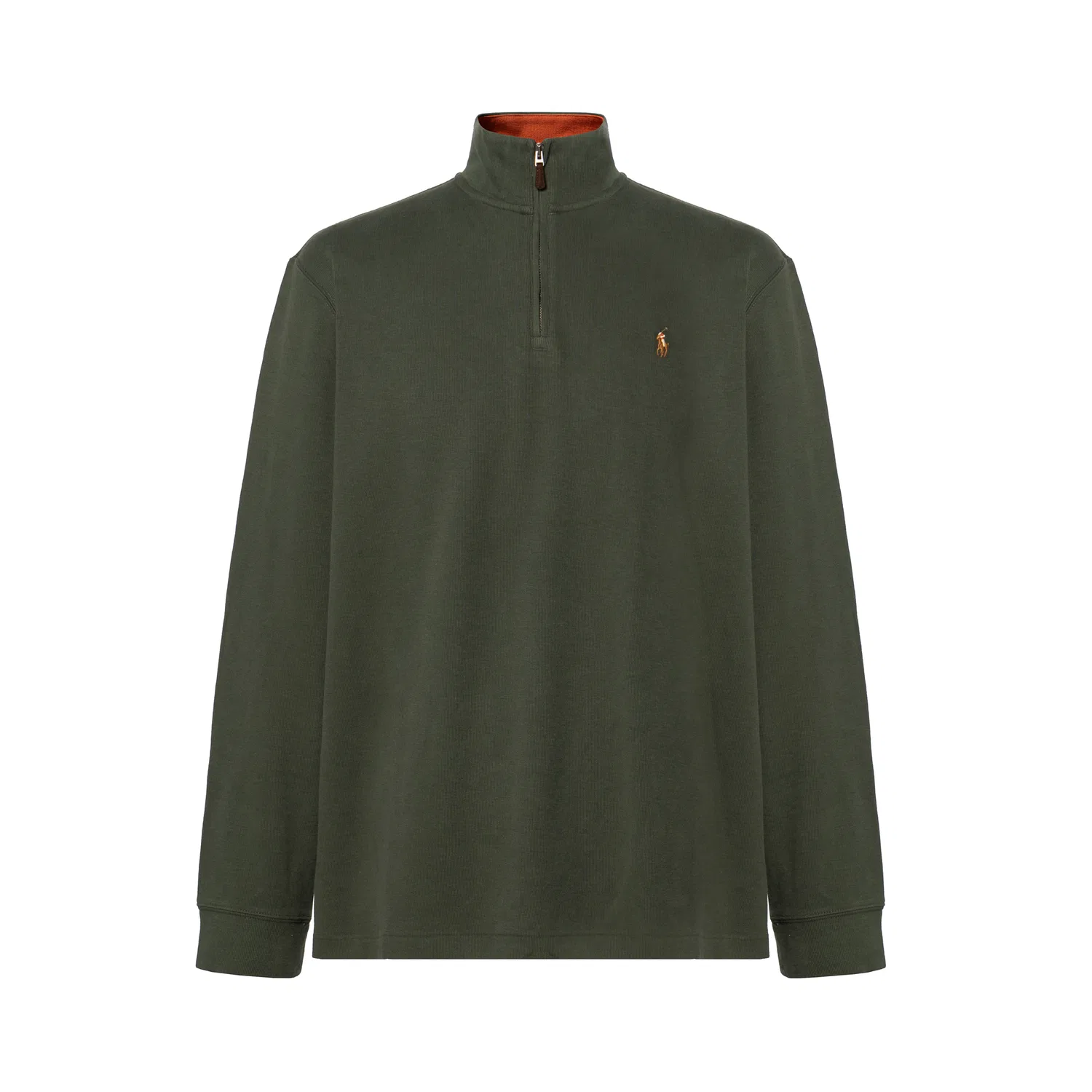 Мужское поло с воротником-стойкой Polo Ralph Lauren, Green