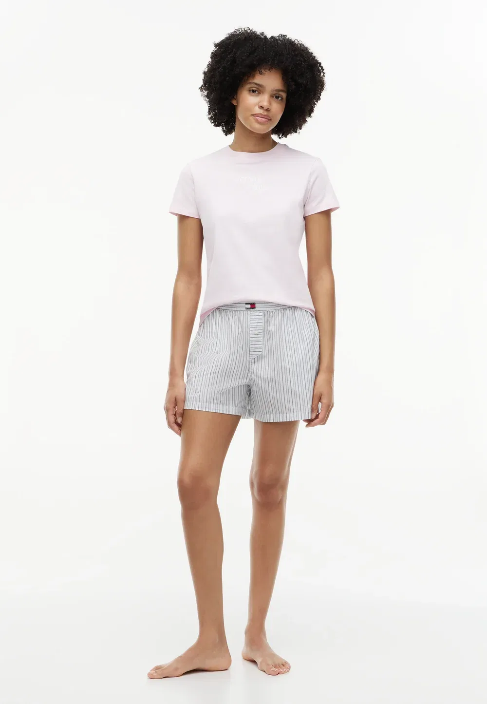 Комплект из 3 пижамных топов Tommy Hilfiger, Black/White/L Pink