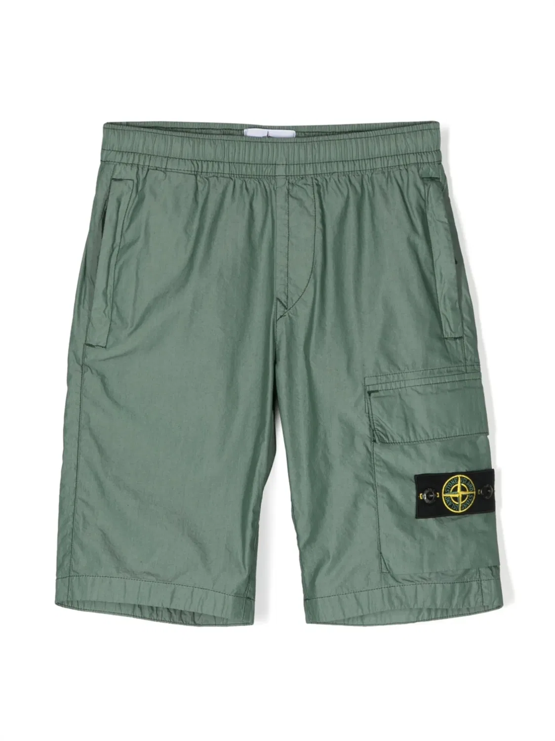 Stone Island Шорты с логотипом цвет зеленый