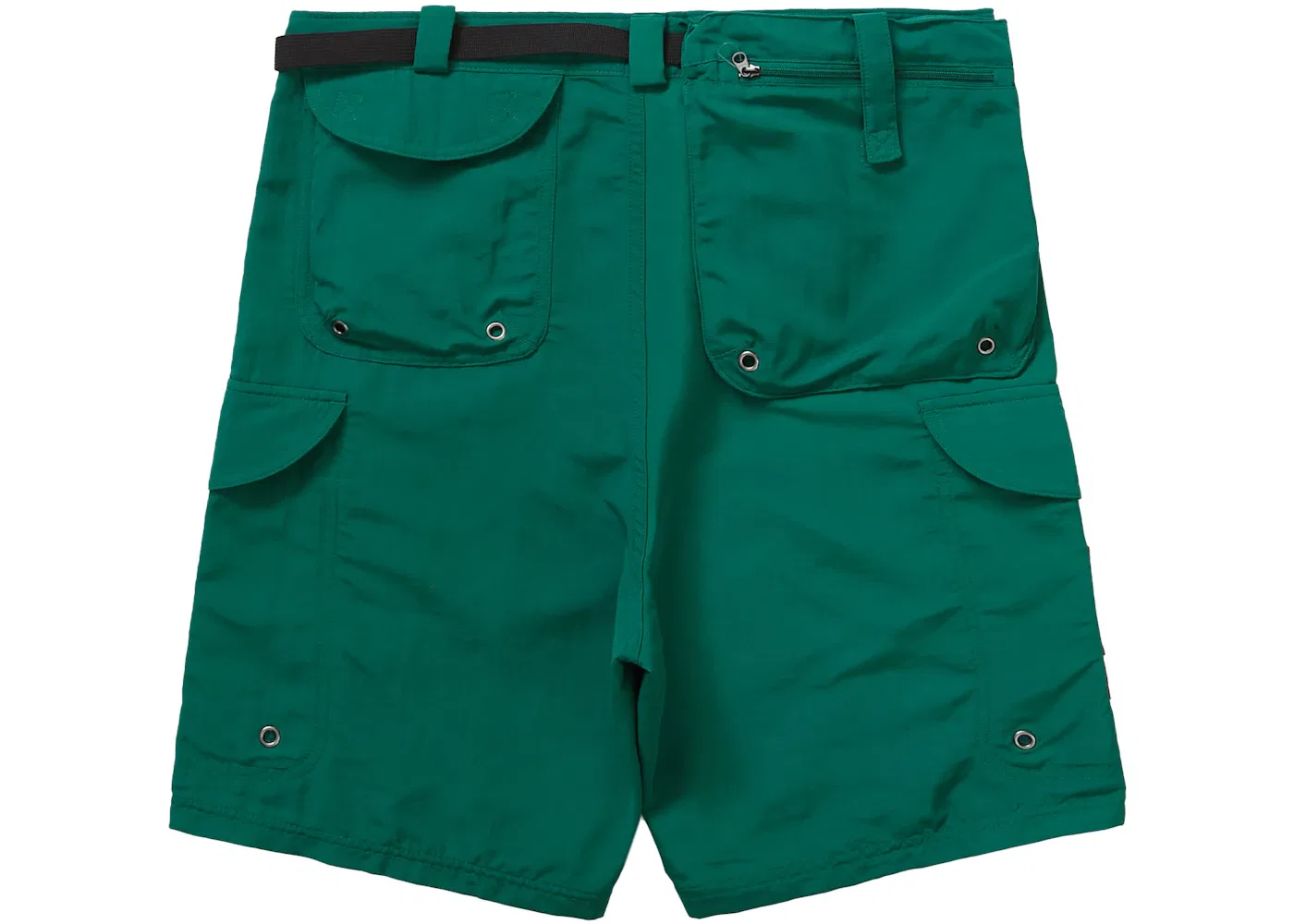 Мужские шорты с поясом Supreme The North Face Trekking Packable Belted Short, Dark Green — фото 2