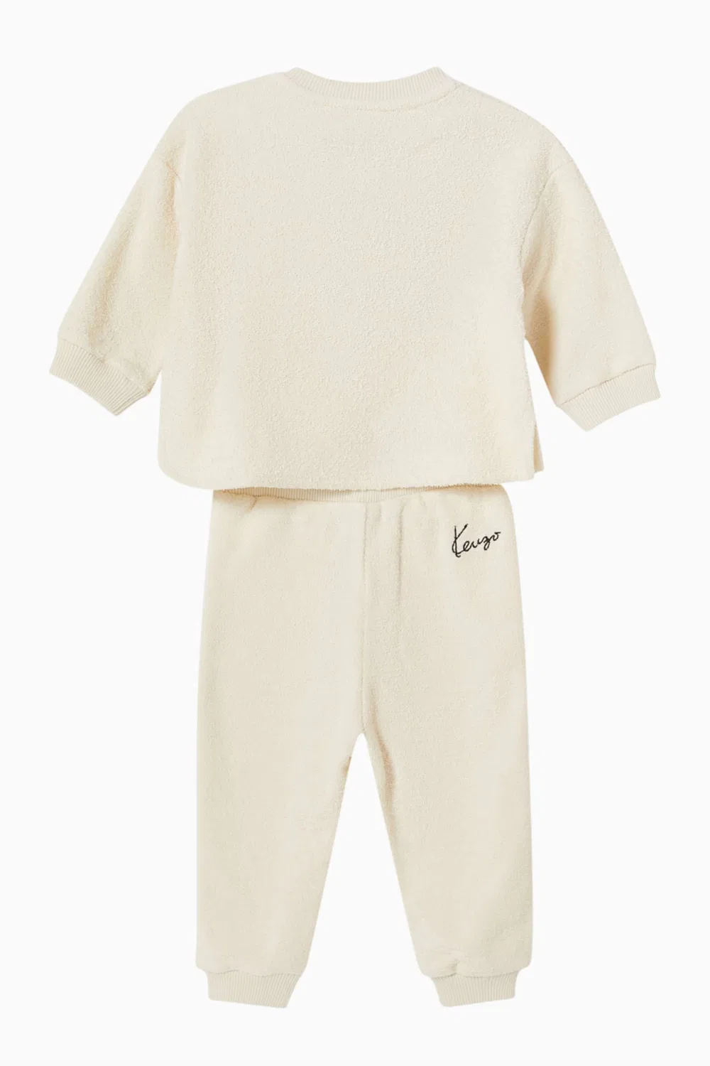 Комплект свитшот и штаны из хлопкового флиса KENZO KIDS — фото 3