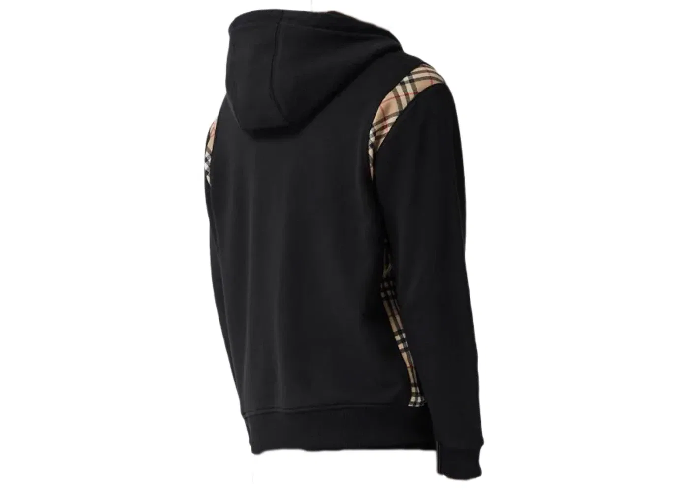 Мужская худи с принтом Hoodie Burberry, Black/Beige — фото 2