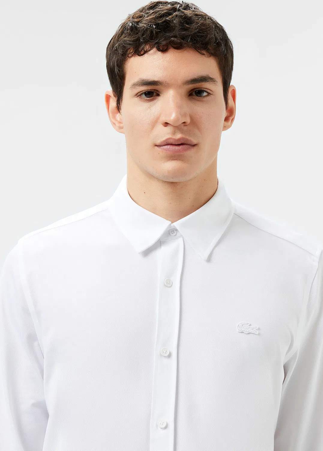 Рубашка Slim Fit Lacoste, белый — фото 2