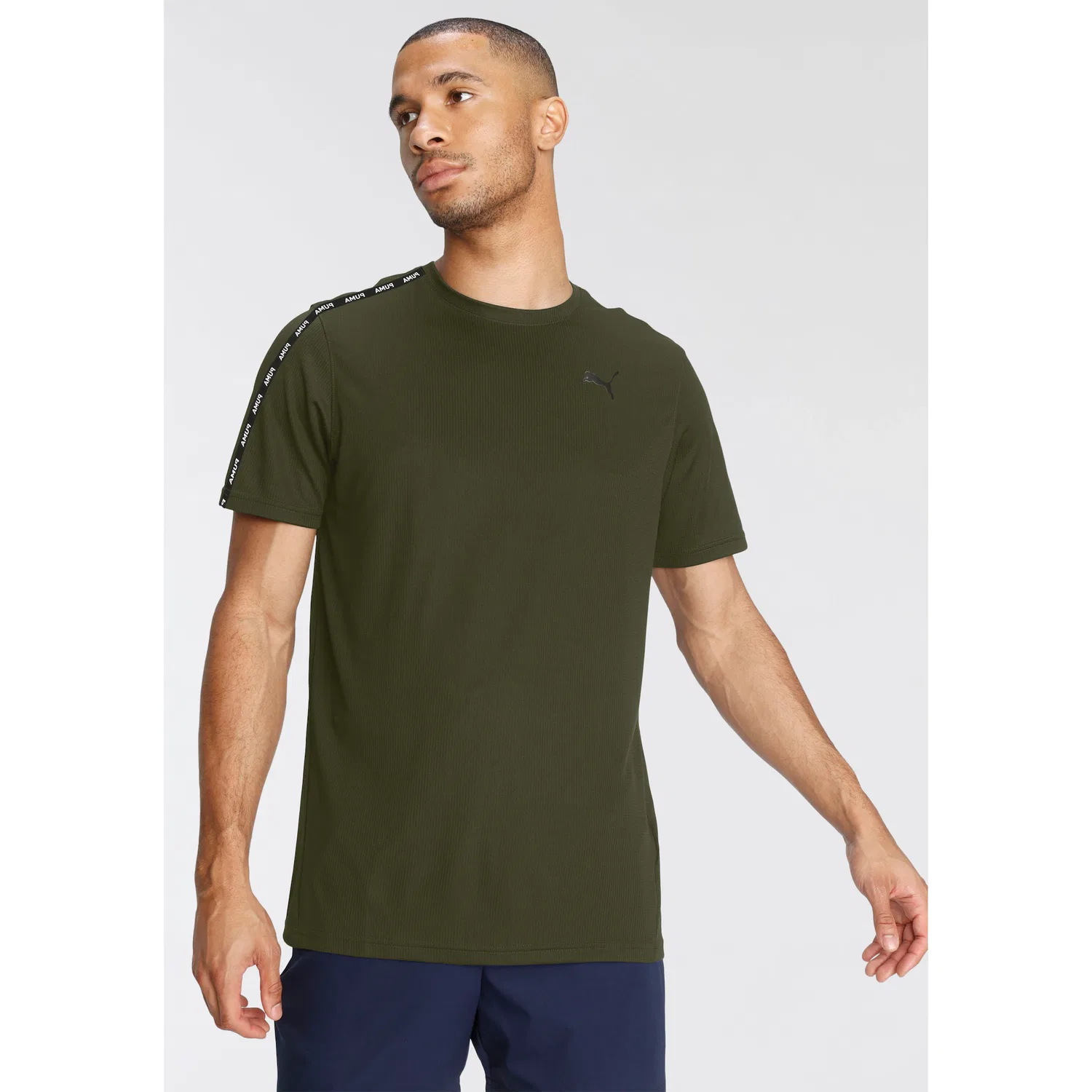 Детская футболка тренировочная PUMA, Dark Olive