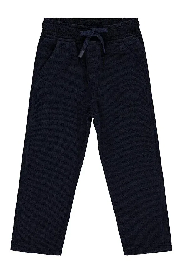 Детские брюки для девочек текстурированные Civil Boys, Navy Blue