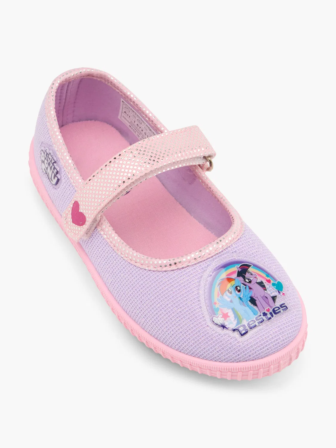 Детские закрытые тапочки My Little Pony, фиолетовый — фото 2