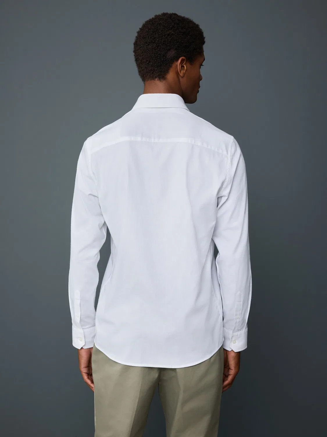 Рубашка с длинным рукавом, Smart Shirt Next, белый — фото 4