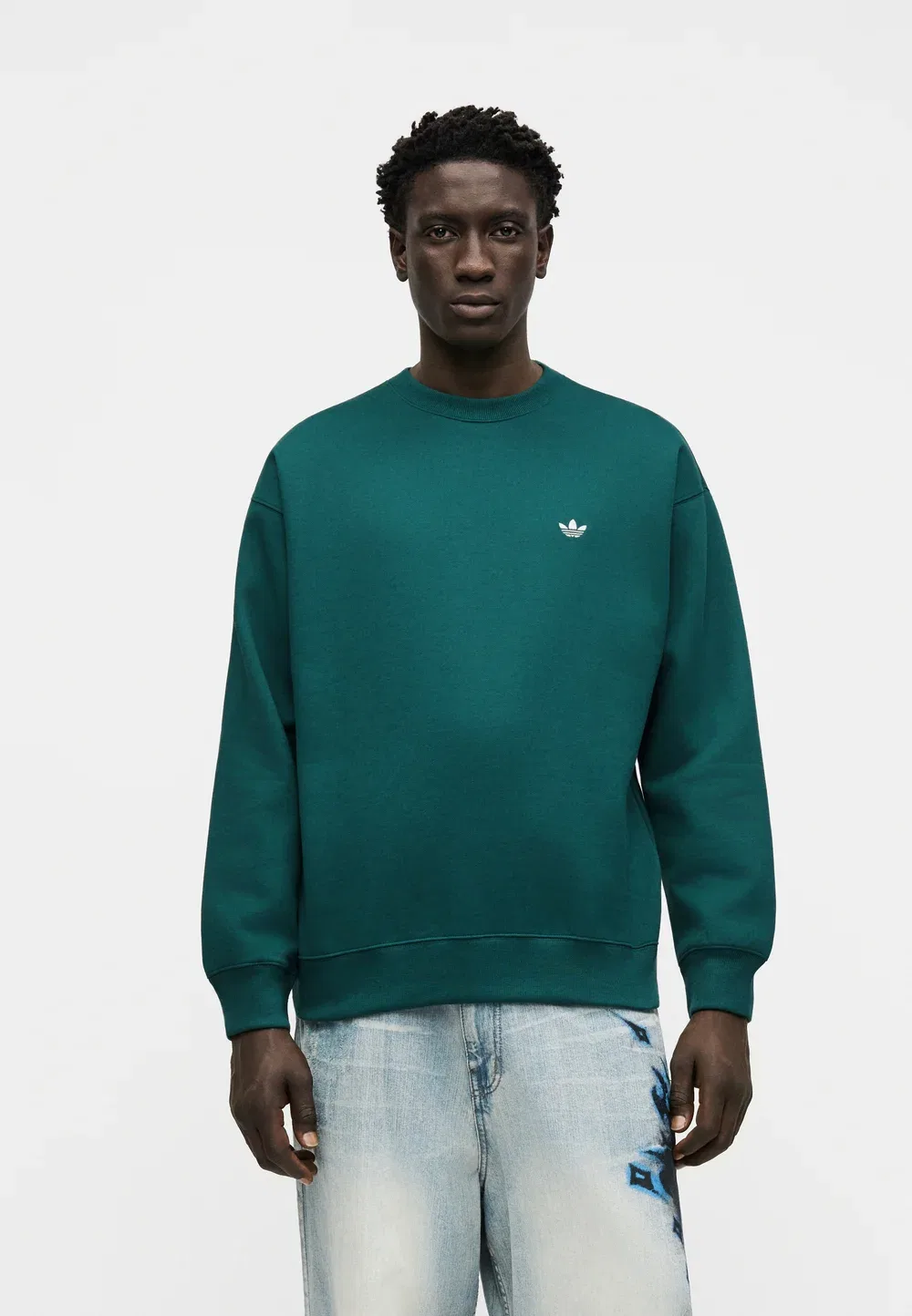 Толстовка унисекс Crew Adidas Originals, Rich Green