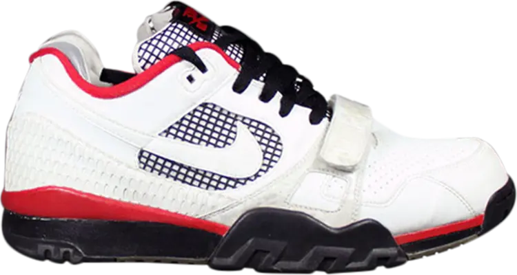 

Кроссовки Nike Air Trainer 2 SB Supreme 'White Fire Red', белый