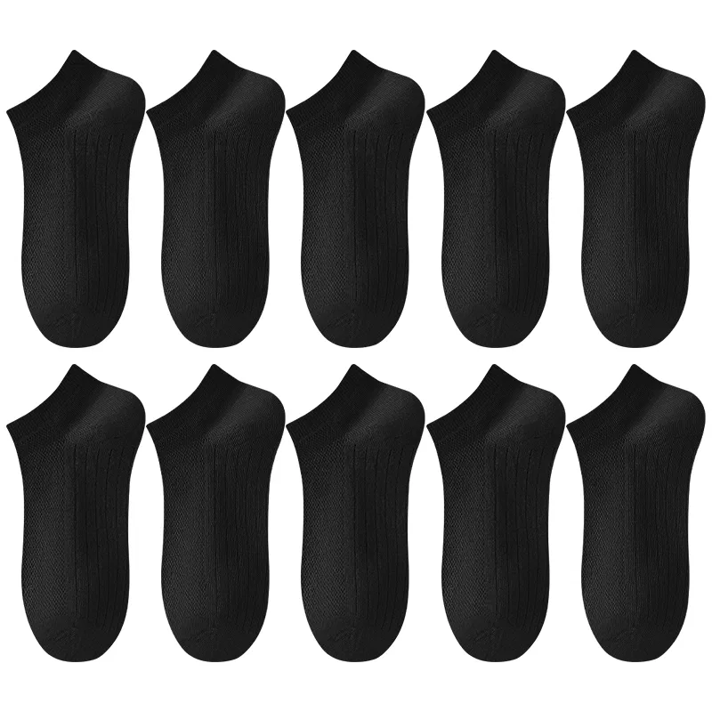 Детские носки-невидимки, комплект из 10 пар, MADALLO, Black