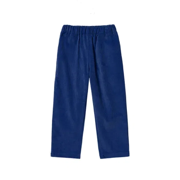 Брюки из вельвета Dodo basic corduroy long pants, La Maison De Dodo, Navy