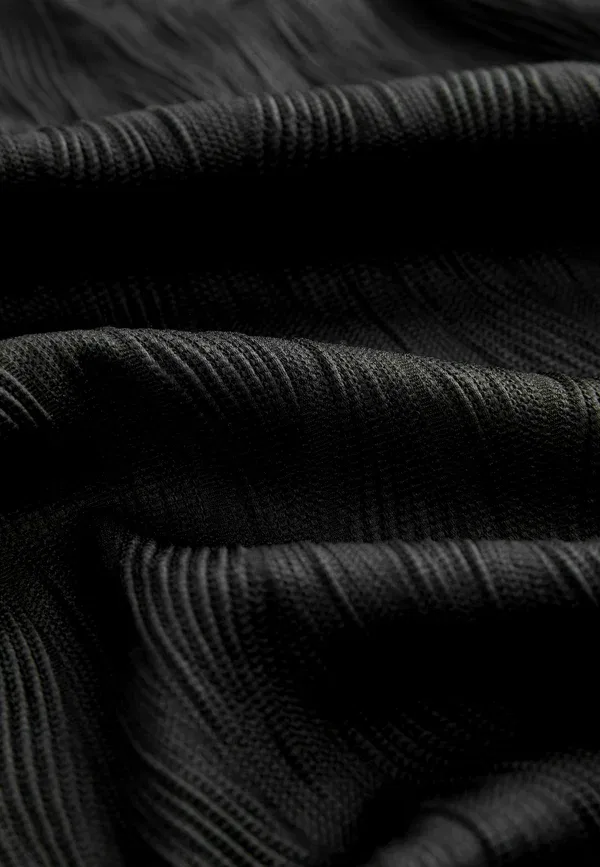 Поло с воротником Polo из полиэстера Zip neck smart polo shirt Next black, черный — фото 3