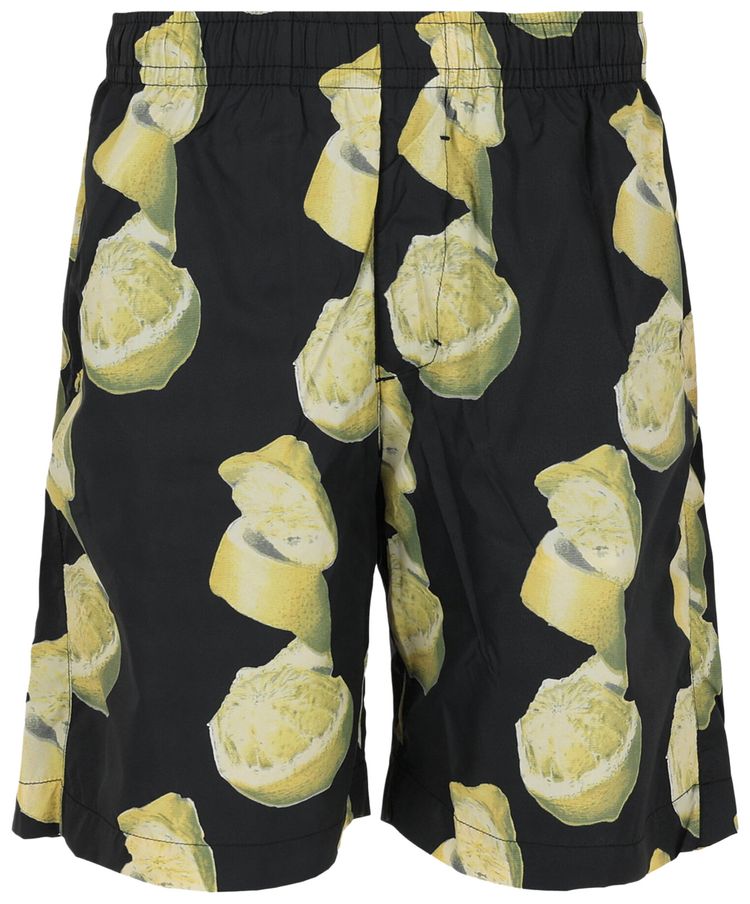 

Плавки Givenchy с лимонным принтом, черный