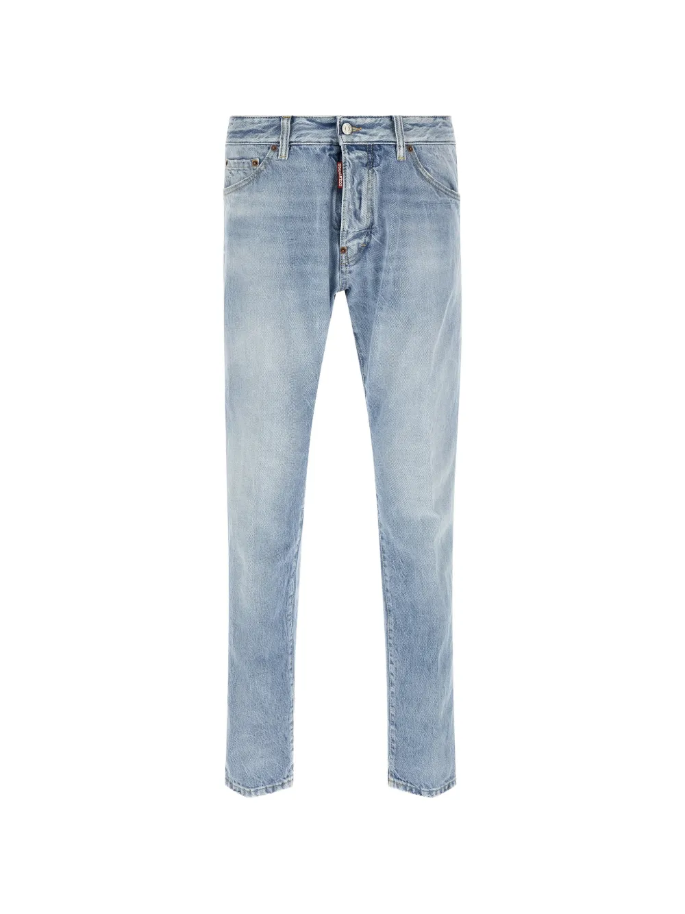 

Джинсы с прорезями и шлевками для ремня Dsquared2, синий