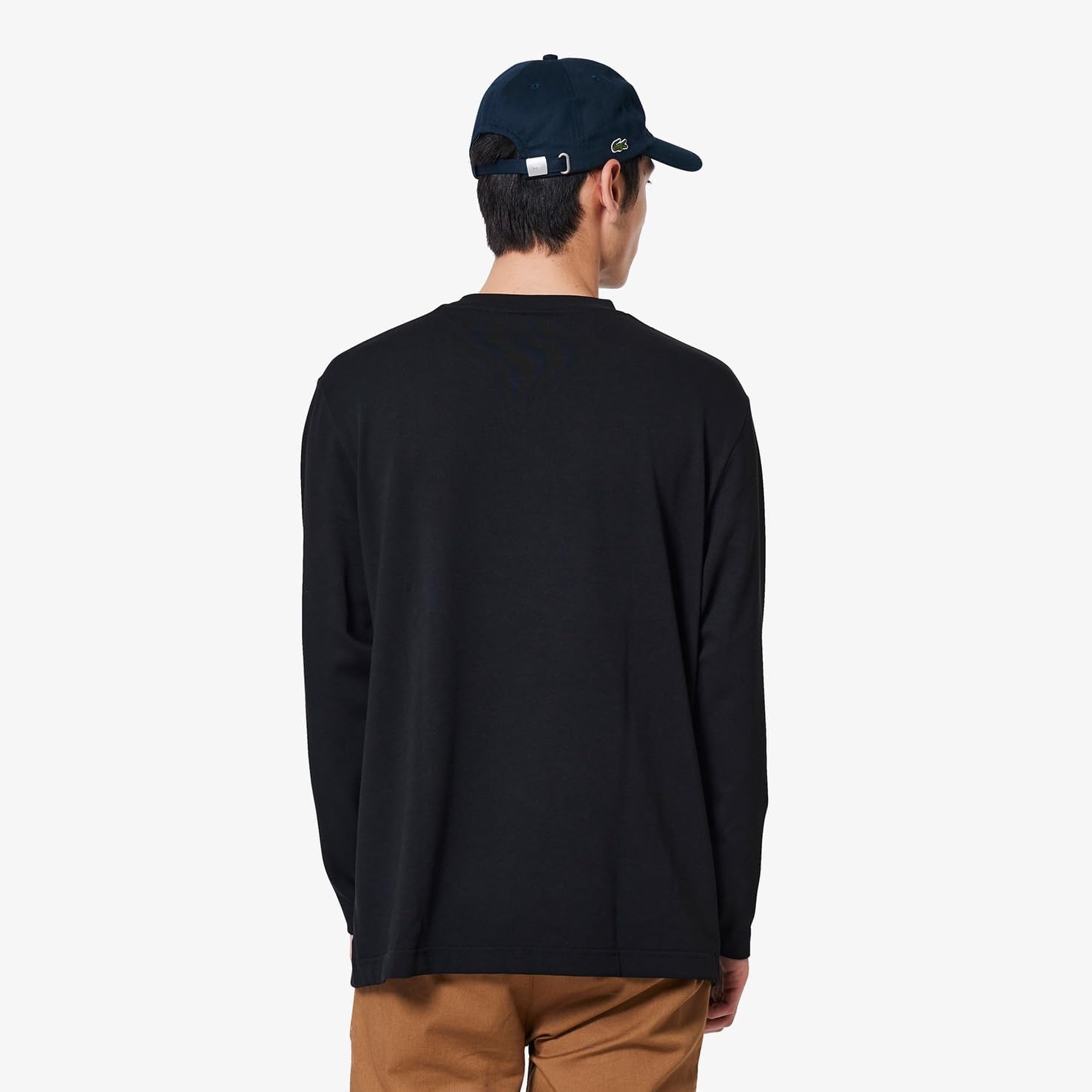 Мужская футболка с длинным рукавом Lacoste Game Set and Match, черный — фото 2