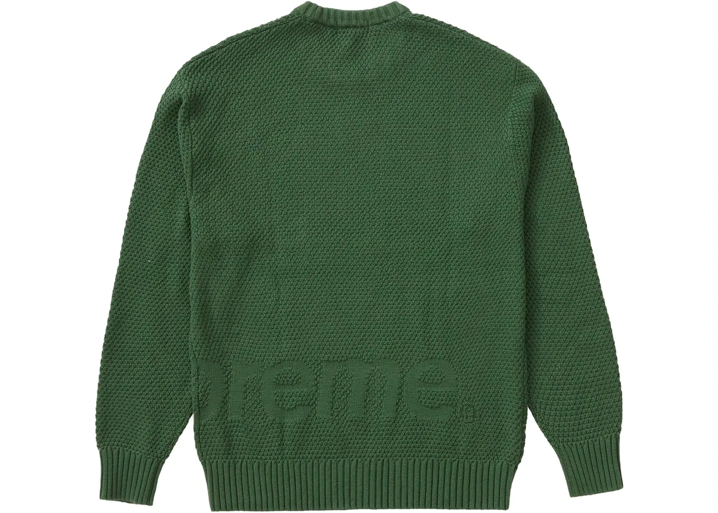 Мужской свитер с текстурой Small Box Supreme, Green — фото 2