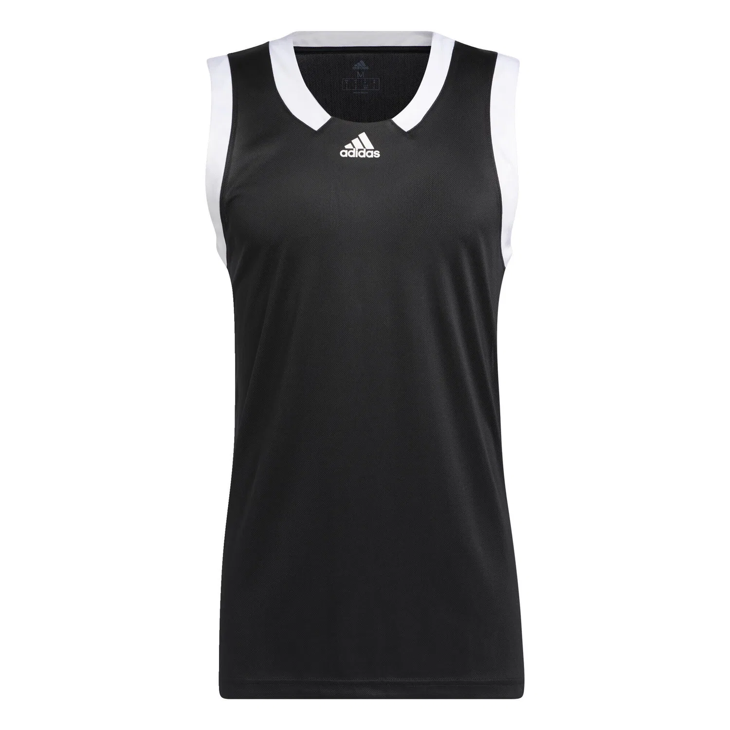 Мужская футболка с круглым вырезом Icon Squad Adidas, Schwarz Weiß — фото 2