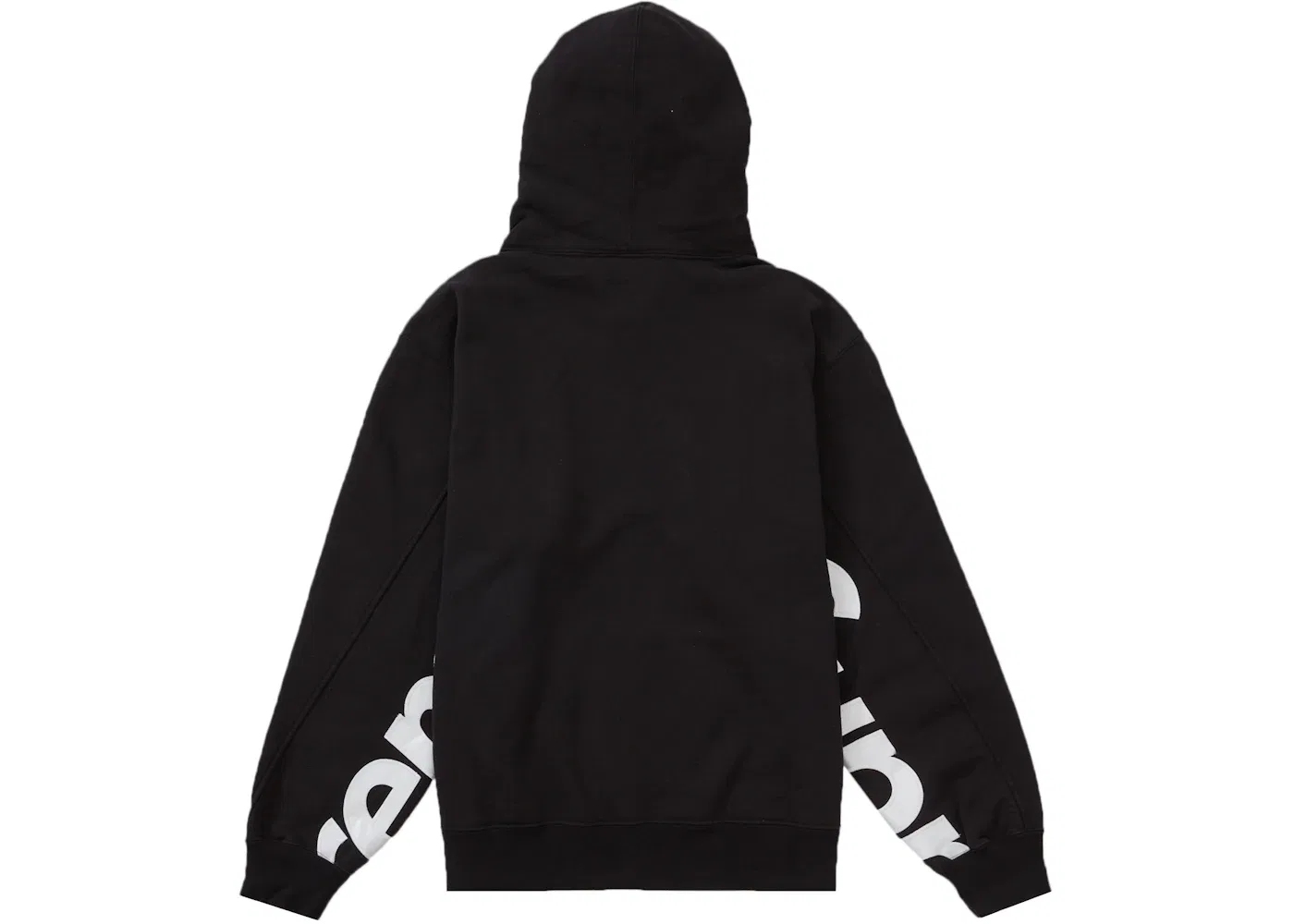 Мужская худи с капюшоном и панельным кроем Supreme, Black — фото 3