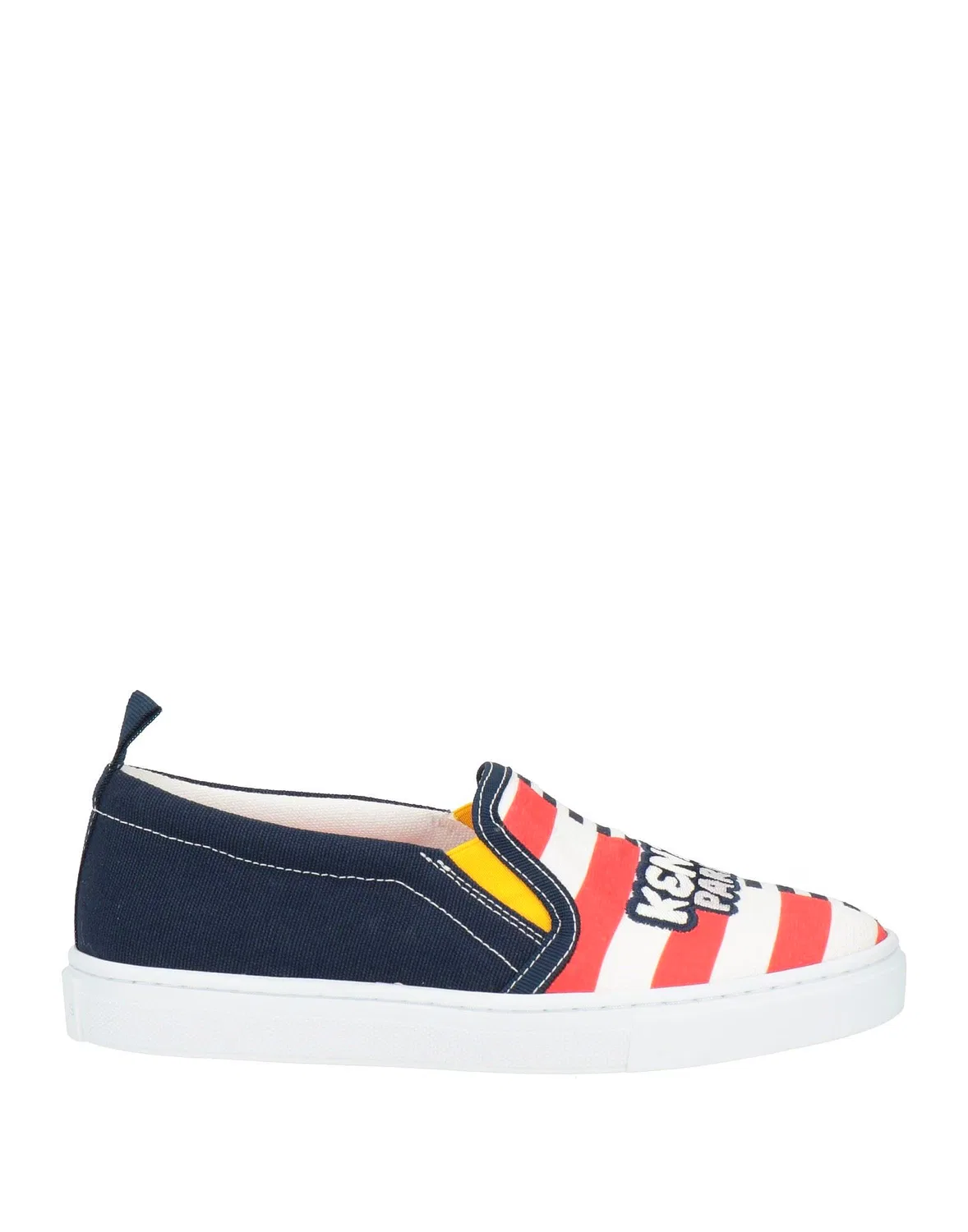 Детские кеды для девочек slip-on с принтом Kenzo Kids, темно-синий