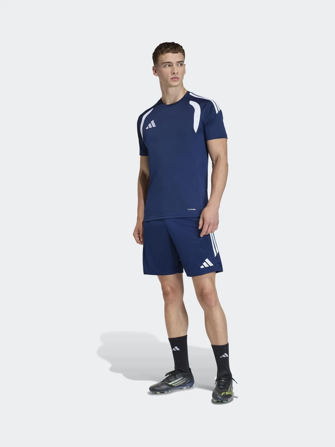 Шорты тренировочные Tiro 26 adidas, синий — фото 4