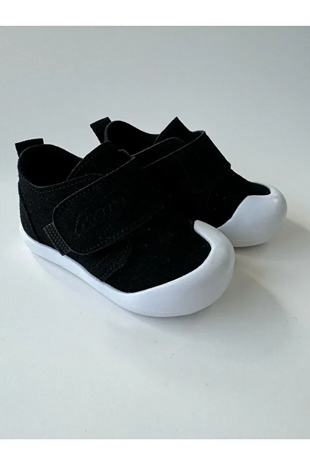 Детские туфли для новорожденных ортопедические Macco Shoes, Black