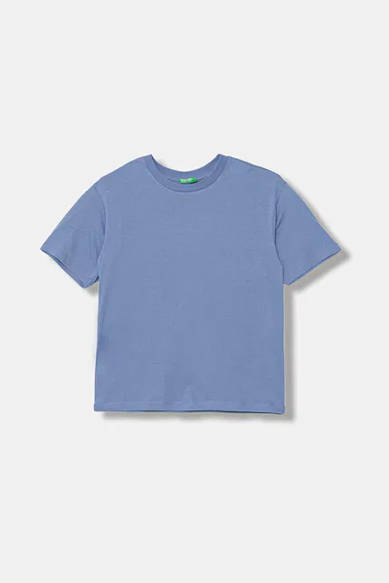 Футболка с принтом модель UCB United Colors of Benetton, синий — фото 2