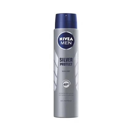 Антиперспирант-спрей 48h защиты Nivea Men Silver Protect, 250 мл