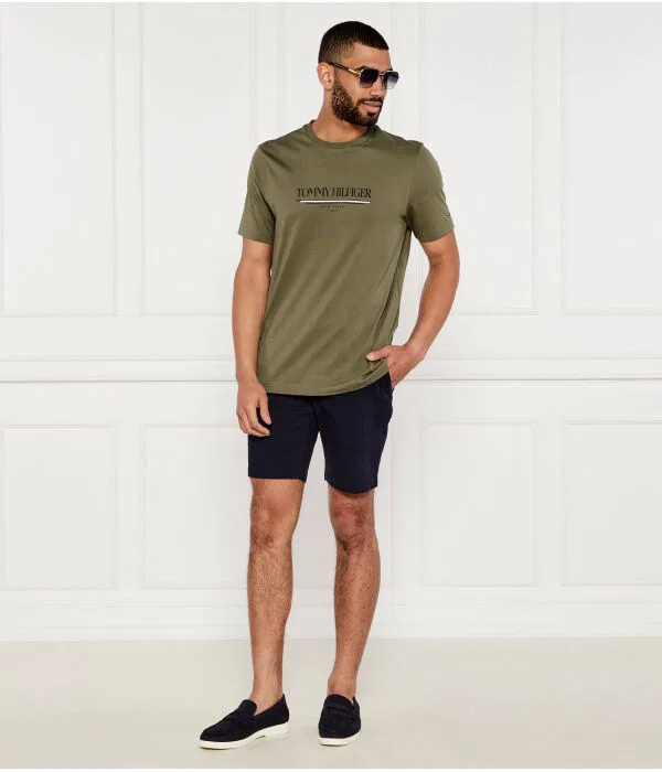Мужские шорты чинос с ремнем Brooklyn Slim Fit Tommy Hilfiger, Blu Marino — фото 2