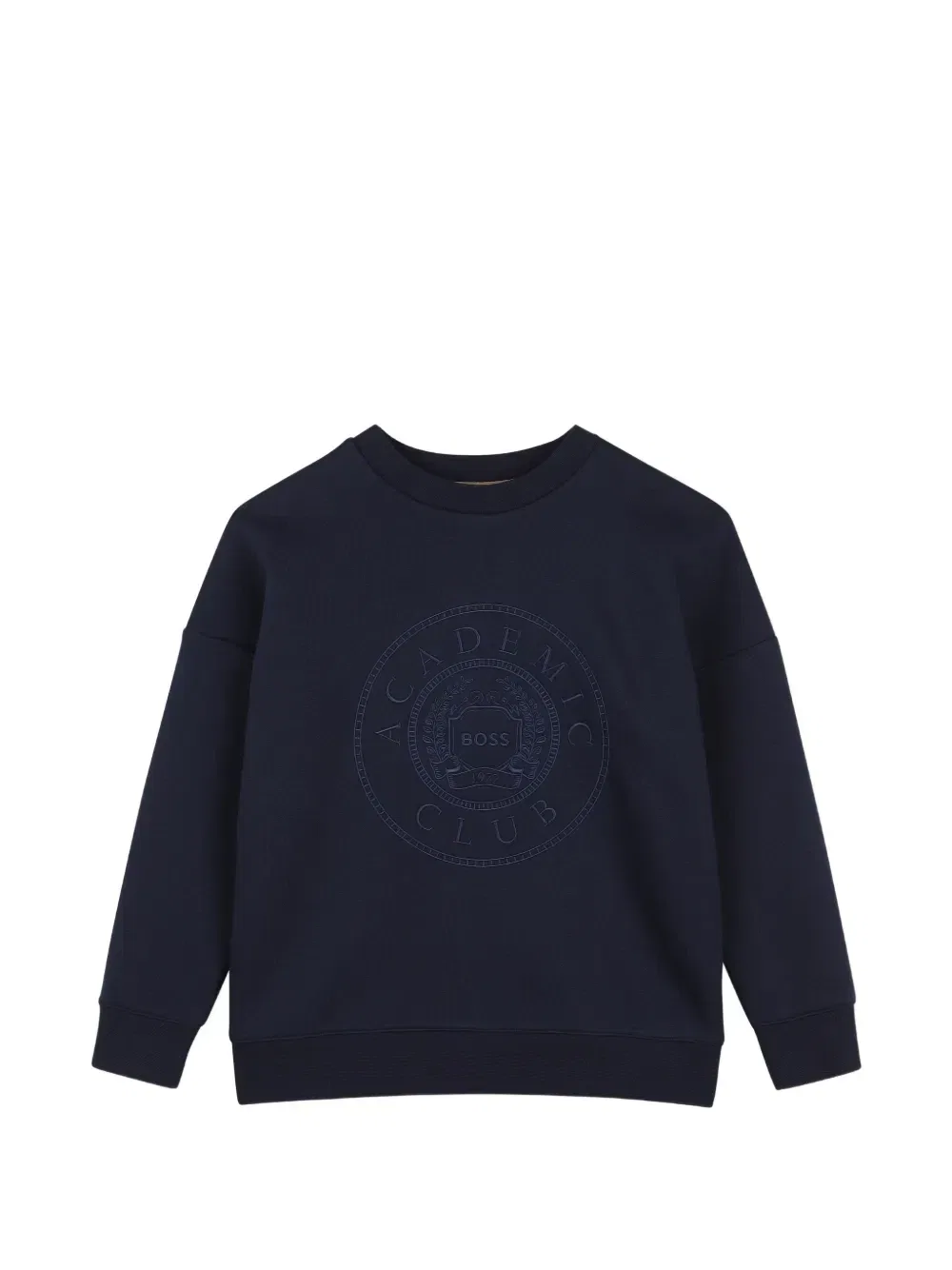 Толстовка с вышитым логотипом Boss Kidswear, синий