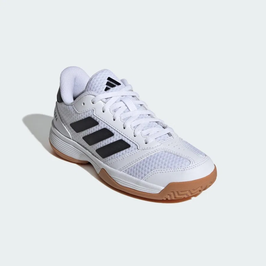 Детские кроссовки для зала с синтетическим верхом adidas Performance Ligra 8, Бело-черный — фото 4