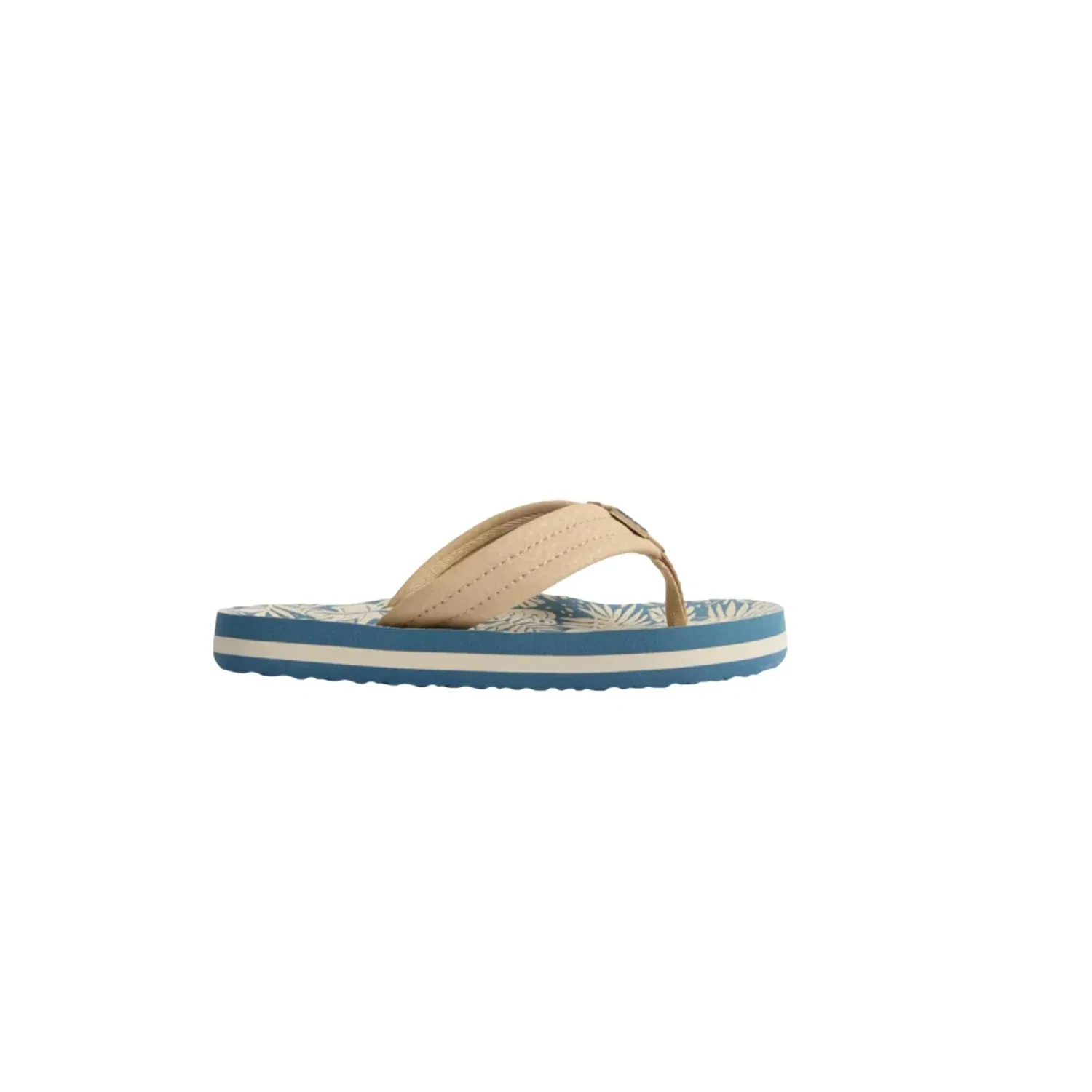 Детские шлепанцы Reef Ahi Blue / Tan Palm CJ6626, бежевый