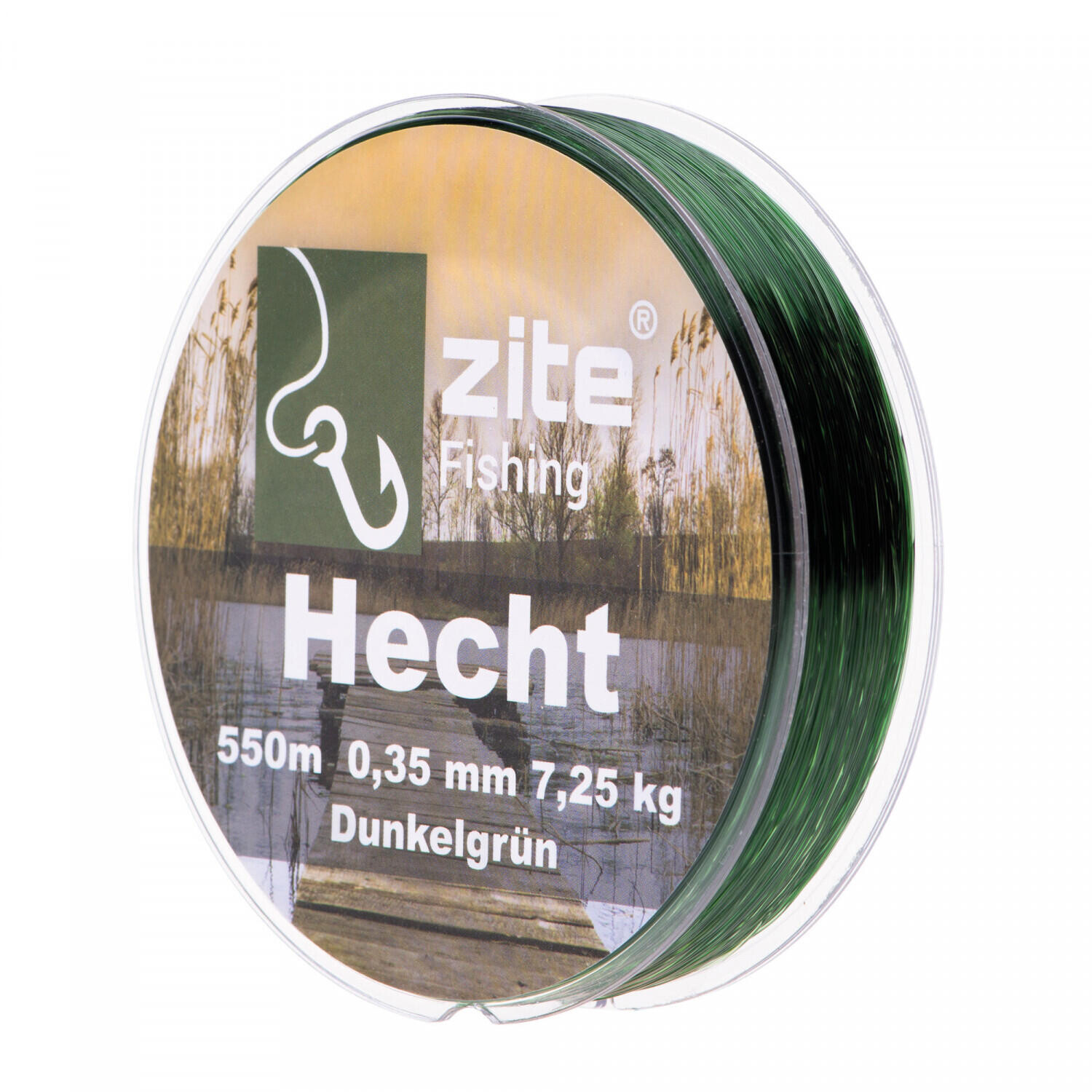 

Леска для ловли щуки Нейлоновая леска 0,35 мм 550 м Зеленый Zite Fishing, зеленый
