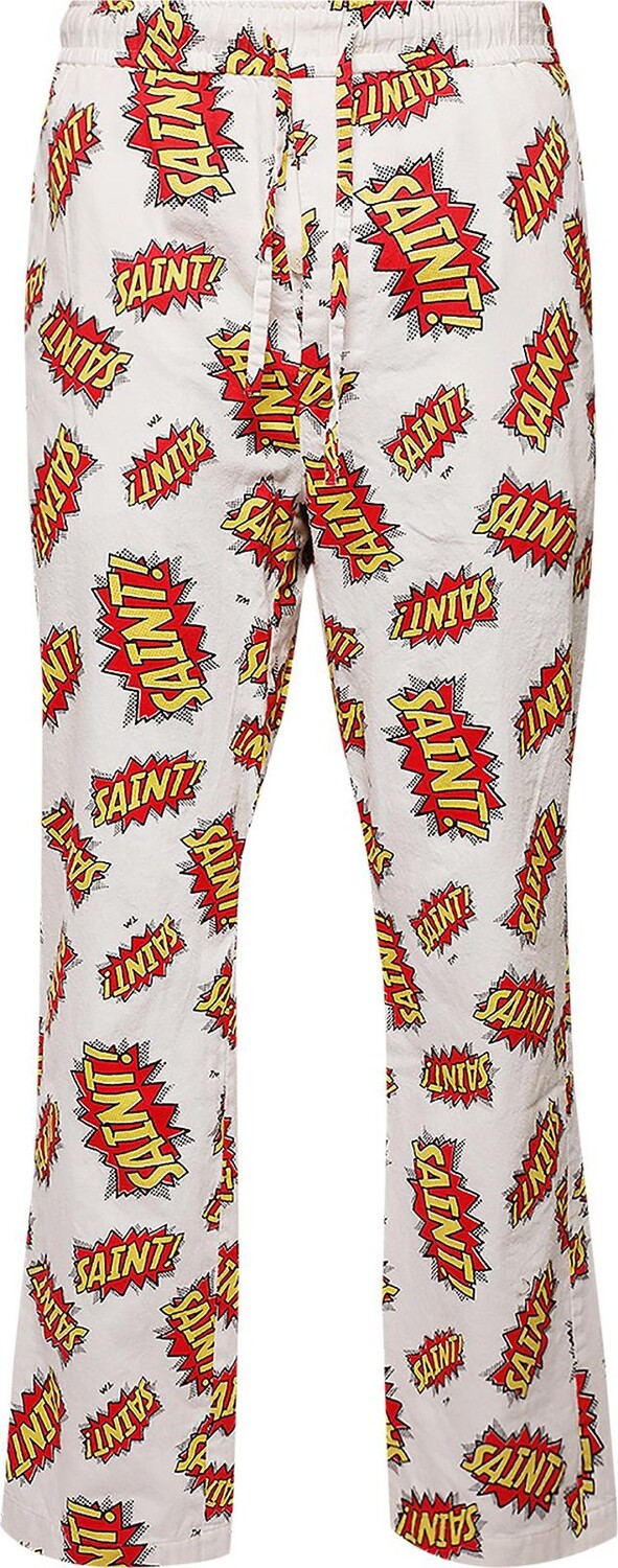 

Брюки Saint Michael Pow Pajama Pant 'White', белый