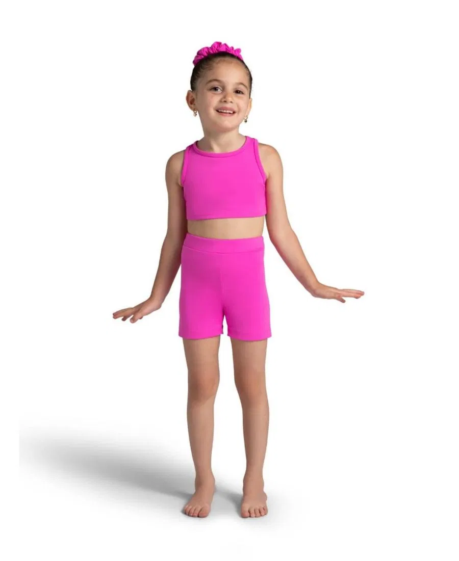 Шорты для танцев с принтом Future Star Capezio, Neon Pink — фото 4
